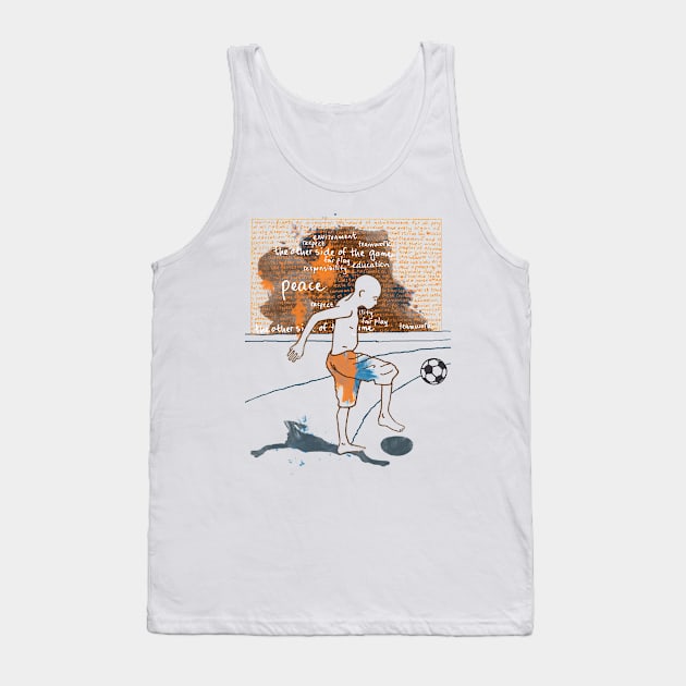 I love Soccer Tank Top by Ludwig Wagner